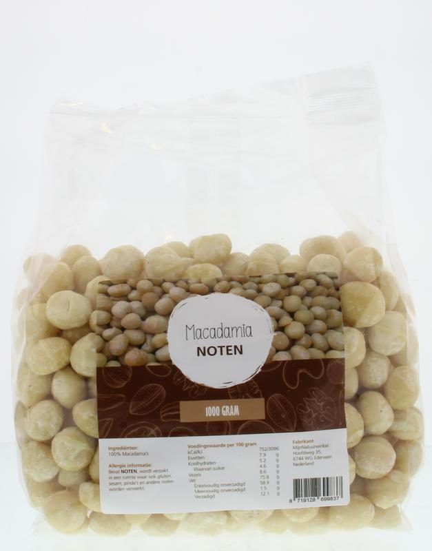 MijnNatuurwinkel Macadamia noten 1.00 Kilogram