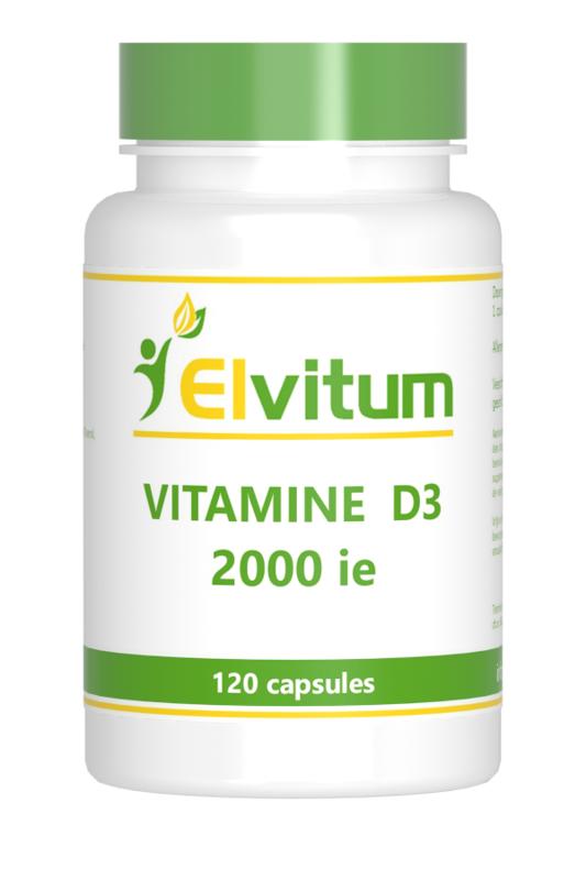 Elvitum  Vitamine D3 2000IE/50mcg 120.00 Capsules