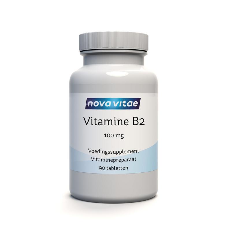 Nova Vitae Vitamine B2 riboflavine 100mg 90.00 Tabletten