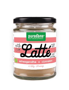 Purasana Latte ashwagandha kaneel vegan bio 120.00 Gram