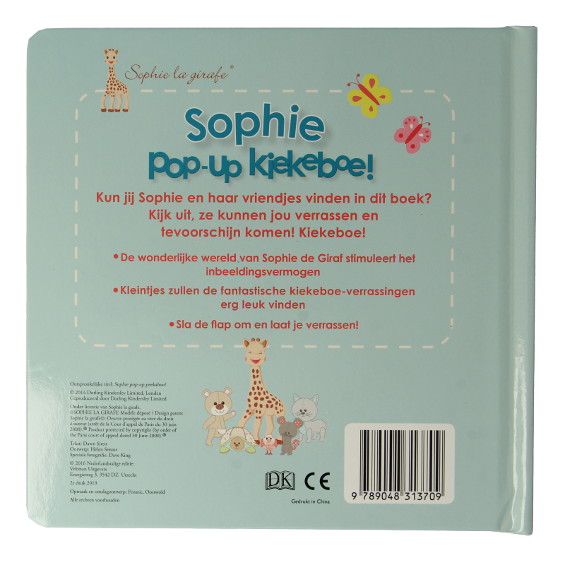 Sophie de Giraf Pop-up boekje kiekeboe 1 Boek