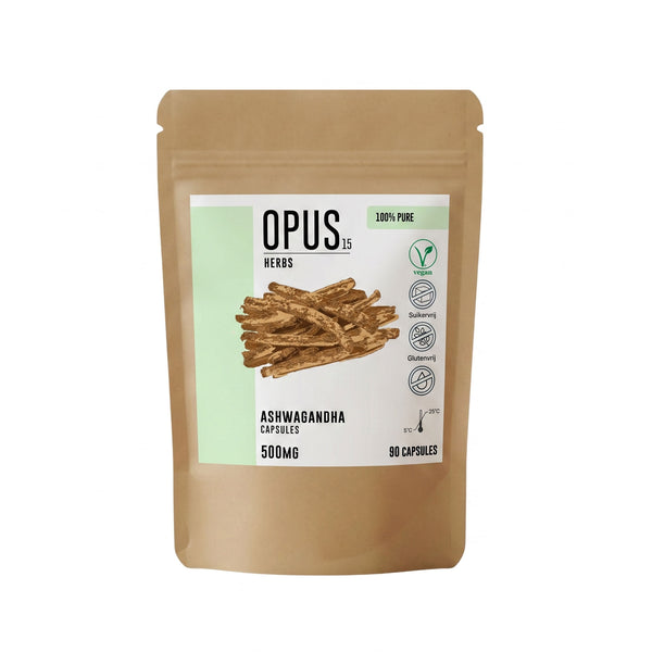 Opus Herbs Ashwagandha Capsules 500mg 90 Capsules