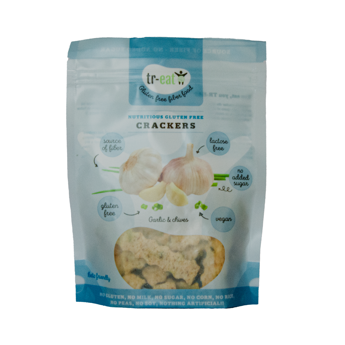 Treat Crackers look bieslook glutenvrij 70.00 Gram